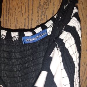 Black and White Women's Top